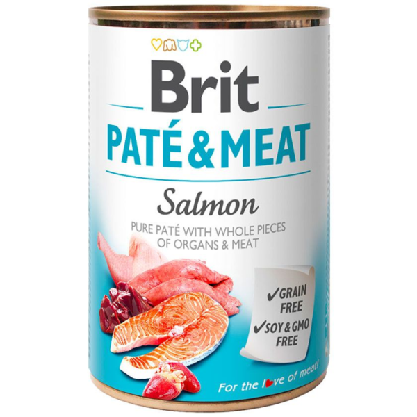 Brit Salmon Pate and Meat 400g