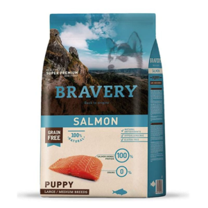 BRAVERY - SALMON PUPPY LARGE/MEDIUM BREEDS 4KG