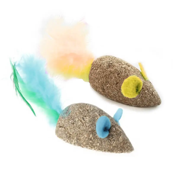 JUGUETE RATON CATNIP PARA GATOS