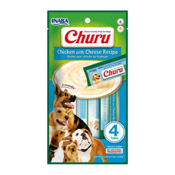 Churu Pollo con Queso – 4und