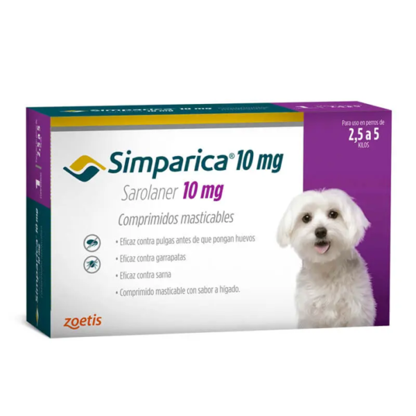 Simparica 2.5 a 5 kg 3 Comprimidos