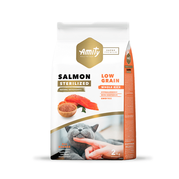 AMITY SALMON ADULT CAT STERILIZED 2KG