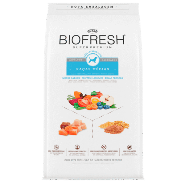 BIOFRESH PERRO CASTRADO RAZA MEDIAS 3KG