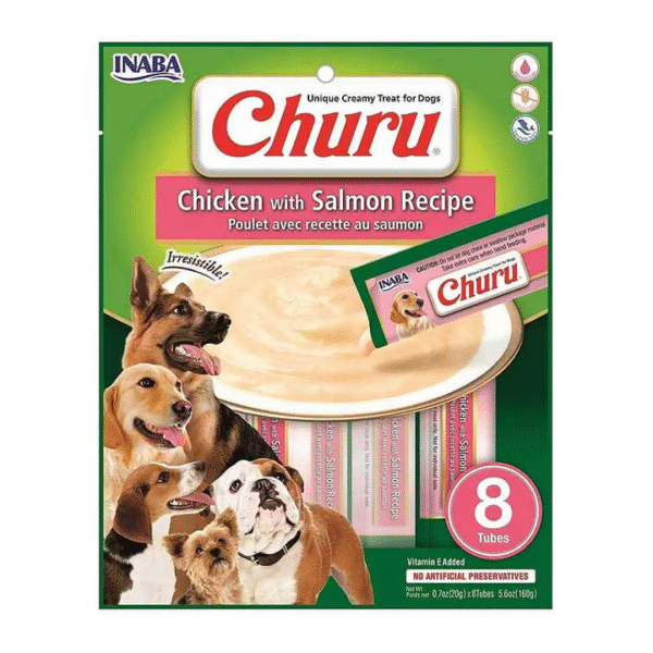 CHURU POLLO Y SALMON PERRO 8UND
