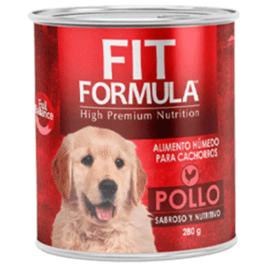 FIT LATA CACHORRO POLLO 280GR
