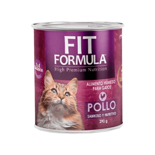 FIT LATA GATO POLLO 290GR