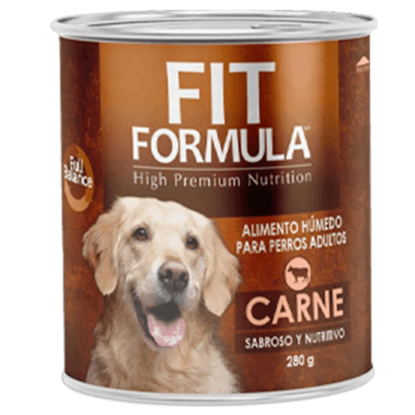 FIT LATA PERRO CARNE 280GR