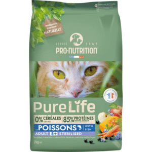 PURE LIFE CAT ADULT 8+ STERILISED 2KG