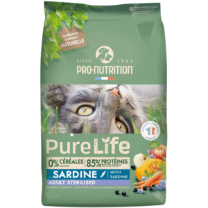 PURE LIFE CAT ADULT STERILISED WHIT SARDINE 2KG