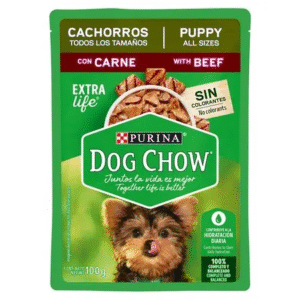SACHET DOG CHOW CACHORRO TODO TAMAÑO CARNE 100GR