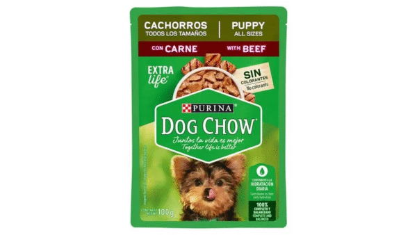 SACHET DOG CHOW CACHORRO TODO TAMAÑO CARNE 100GR