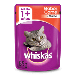 Sachet Whiskas Adulto Carne 85 gr