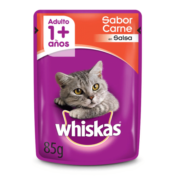 Sachet Whiskas Adulto Carne 85 gr