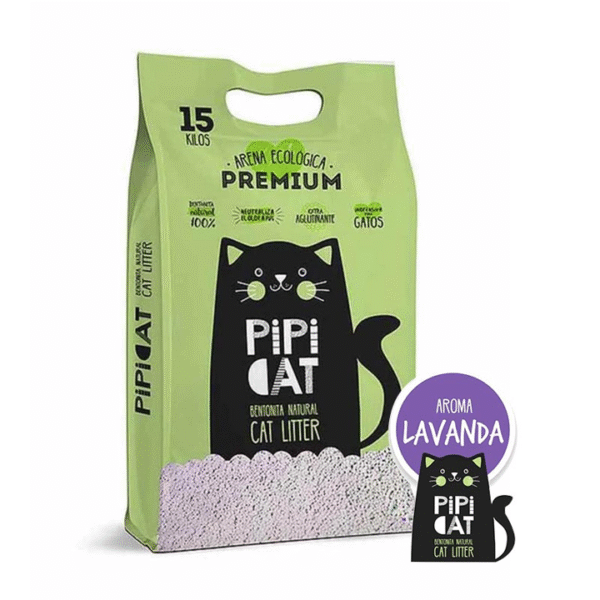 ARENA PIPI CAT LAVANDA DE 15KG