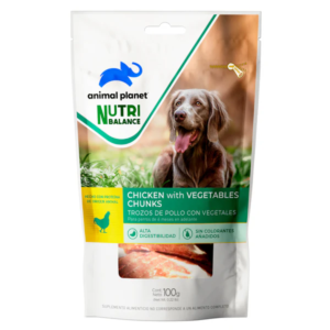 ANIMAL PLANET PERRO TROZOS DE POLLO CON VEGETALES 100GR