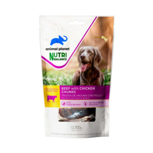 ANIMAL PLANET PERRO TROZOS DE VACUNO CON POLLO 100GR