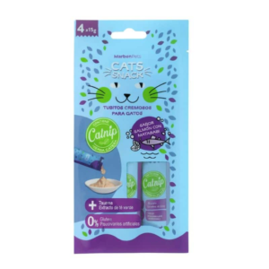 CATS SNACK TUBITOS SALMON CON MATATABI 4UND