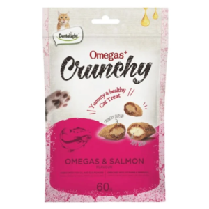 CRUNCHY GALLETAS RELLENAS OMEGAS Y SALMON 60 GR