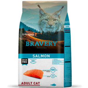 BRAVERY SALMON GATO ADULT 7KG